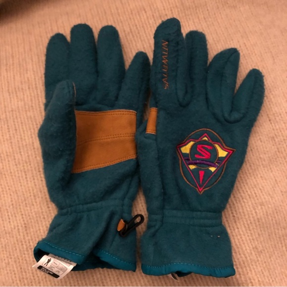 Salomon Other - VTG 1993 Salomon fleece gloves sz M/L